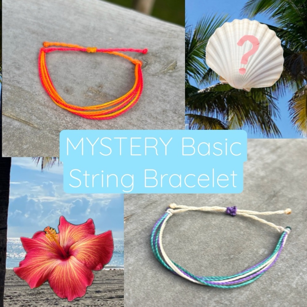 MYSTERY COLORS Adjustable Friendship Waxed Cord Waterproof Summer Bracelet ✨